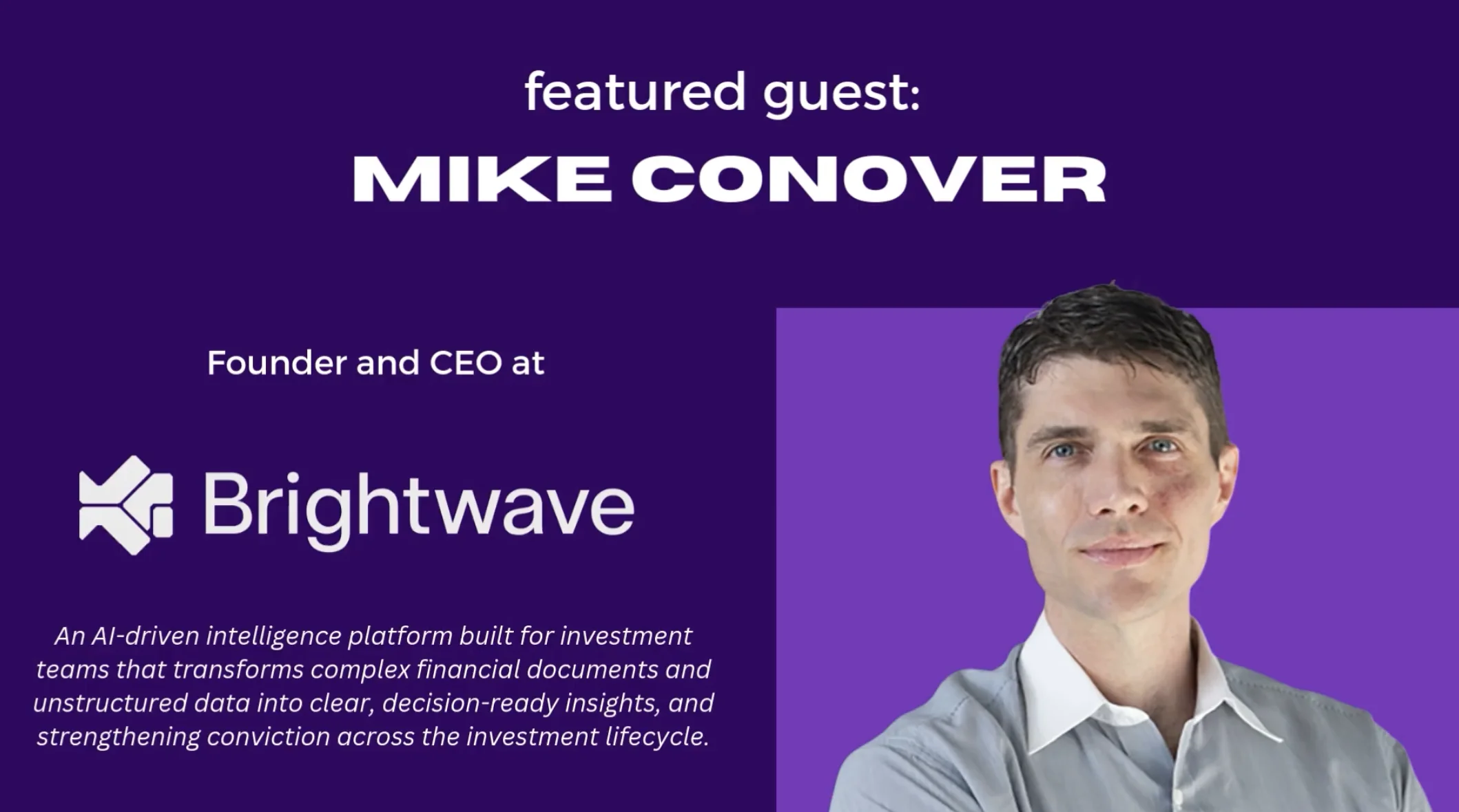Colorado Innovators: Mike Conover, Founder and CEO of Brightwave